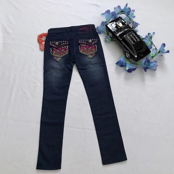 More To Love MTL NWT Straight Leg Jeans Girls Various Sizes - Picture 5 of 9